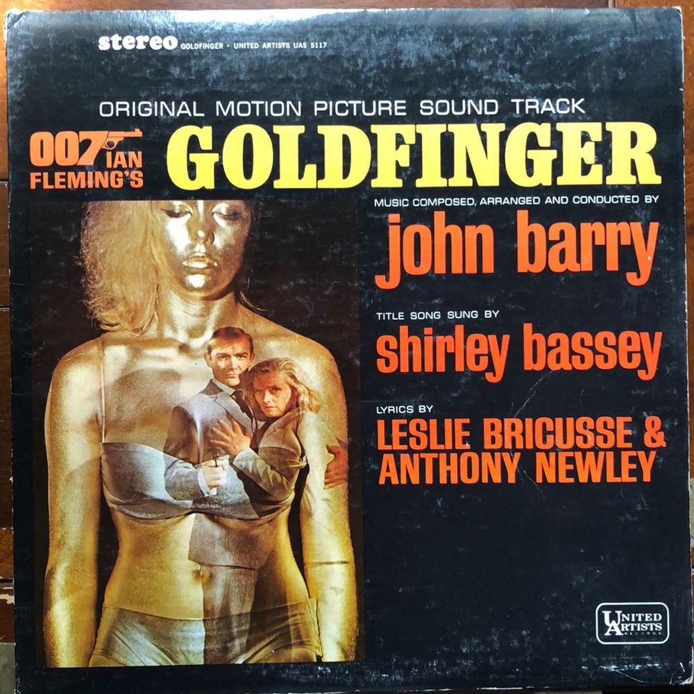 John Barry, Shirley Bassey Goldfinger Original Movie Soundtrack Vinyl Lp